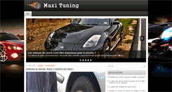 Desktop Screenshot of maxi-tuning.fr