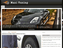 Tablet Screenshot of maxi-tuning.fr